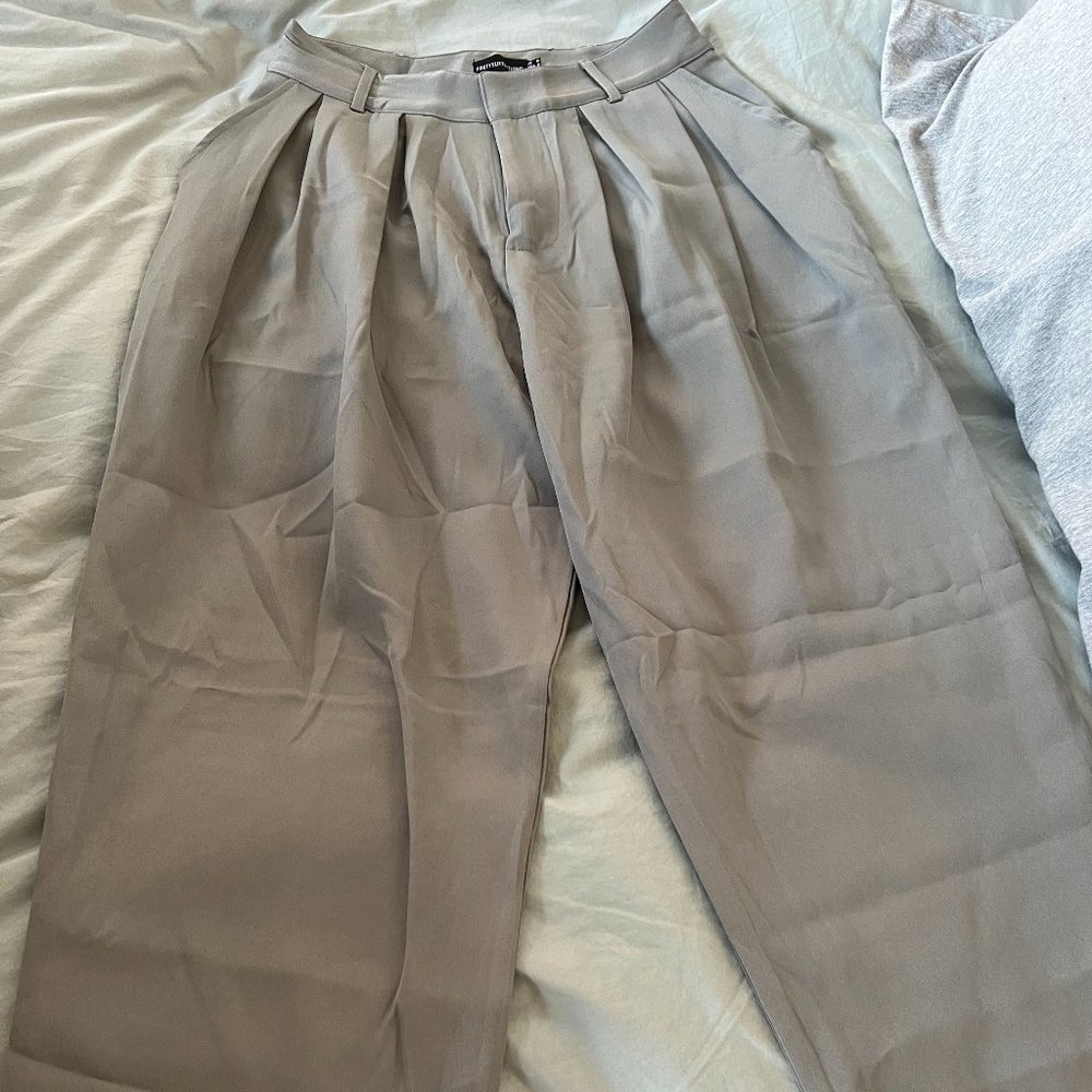 Missguided Flare Grey Slack